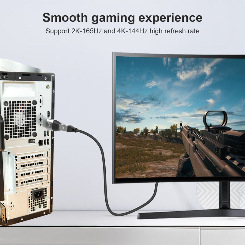 to Female UHD Extender DP to Mini DP Mini DP to Displayport 1.4 Cable Adapter
