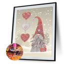 5D Diamond Painting DIY Rhinestone Special Shaped Love Heart Gnome Pictures K