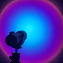 Rechargeable Rainbow Projection Floor Lamp Colorful Atmosphere Light (B) Newly