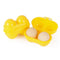 2 Grids Egg Protection Storage Box Camping Picnic Holder Container Yellow