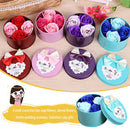 Scented Rose Flower Soap for Body Bath Valentine Day Wedding Gift (Blue) Newly