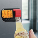 Counter Bottle Opener Wall Mounted Bar Beer Soda Can Opener with Precise Nu