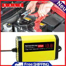 Motorcycle Battery Charger US/EU Plug for Automotive Truck Motorcycle