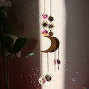 Crystal  Star Moon Sun Hanging Metal Pendant Home Decor (39)