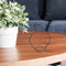 Nordic Retro Iron Line Flower Vase Metal Plant Holder Flowerpot Decor (D)