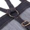 Unisex Pocket Antifouling Denim Cloth Work Apron Cafe Kitchen Cooking Bibs Newly