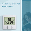 Practical LCD Indoor Baby Room Thermometer Hygrometer Weather Station Clock