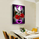 Rose Love DIY Full Round Drill Diamond Painting Picture Rhinestone Handwork K