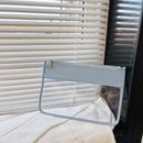 Fashion Letter Clutch Bag Transparent Cosmetic Bag PVC Zipper Clear Beauty Case