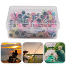 100pcs/Box Fishing Beads Fish Eye DIY Kit Pool Bead Fishing Tackle (5mm) Newly