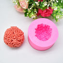 Silicone Baking Molds Rose Flower Shape Soap Chocolate Mousse Cake DIY Moulds