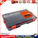 Double Sided Fish Hook Lures Bait Storage Box Fishing Tackle Case (Orange) Newly