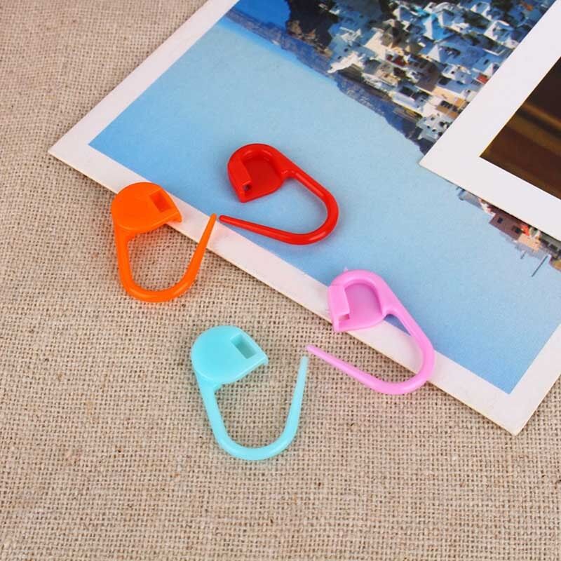 100X/pack Knitting Craft-Crochet Locking Stitch Needle Clip Markers-Hol hot.