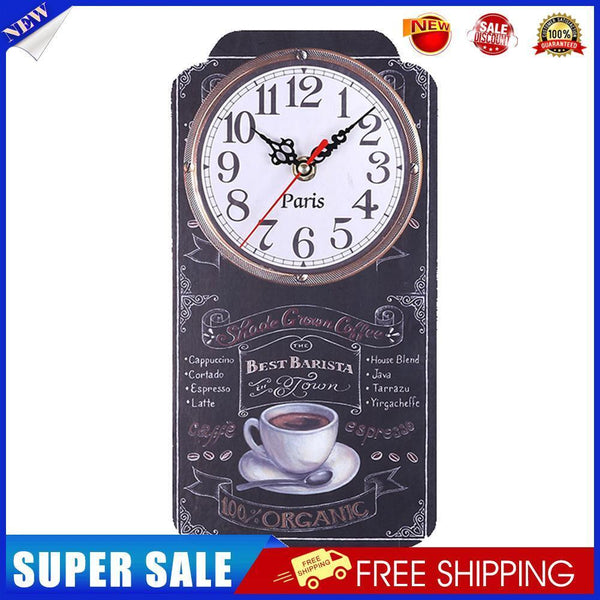 Europe Style Retro Wall Clock Hang Living Room Bedroom Home Bar Decor (1)