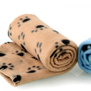 Fashion Soft Dogs Puppy Pet Blanket Car Mat Paw Print rug