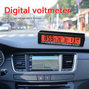 LED Backlight Digital Clock Inside Outside Car Temperature Battery Voltage Meter