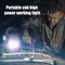 COB LED High Power Work Light Portable Waterproof Garden Camping Lamp (Red)