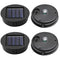 4pcs Solar Lamp Waterproof IP44 Outdoor Lantern Atmosphere Lamp for Pathway Yard