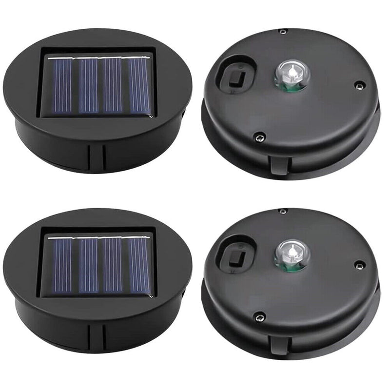 4pcs Solar Lamp Waterproof IP44 Outdoor Lantern Atmosphere Lamp for Pathway Yard