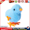 Wind Up Clockwork Chick Jumping Hopping Cat Plush Chick Pets Random Color Newly