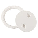Round Deck Inspection Access Hatch Cover Boat Screw Out Deck Plate (6 inch)