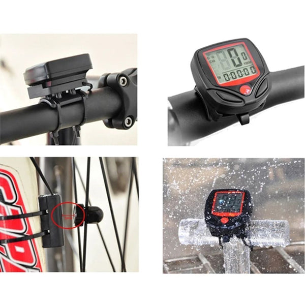 Digital Display Bike Computer Speedometer Cycling Stopwatch Bicycle Odometer