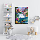 5D Diamond Painting Landscape Landscape Full Square Diamond Mosaic Wall