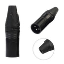 DIY Microphone XLR 3Pin Male Plug Connector Cable Solder Plug MIC Adapter for Am