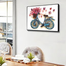 Quilted Paper Stripes Tool Set Bike Flower DIY Quilling Paper Painting Kit
