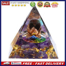 Crystal Pyramid Energy Collection Meditation Orgone Chakra Amethyst Crafts