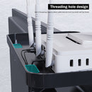 TV and Screen Top Shelf Monitor Top Mounting Bracket for Cable Box (Black) Newly