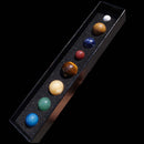 Crystal Solar System Eight Planet Ball Globe Gem Crafts Decor Astronomy Gifts