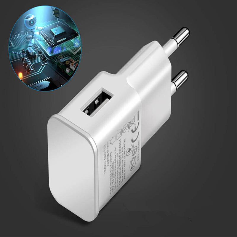 USB Chargers 1A 2A Wall Fast Charging Mobile Phone EU Plug Chargers Adapters