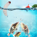 50pcs Fishing Bionic Soft Bait 2.4cm Worm Maggot Artificial Fishing Lures Tackle