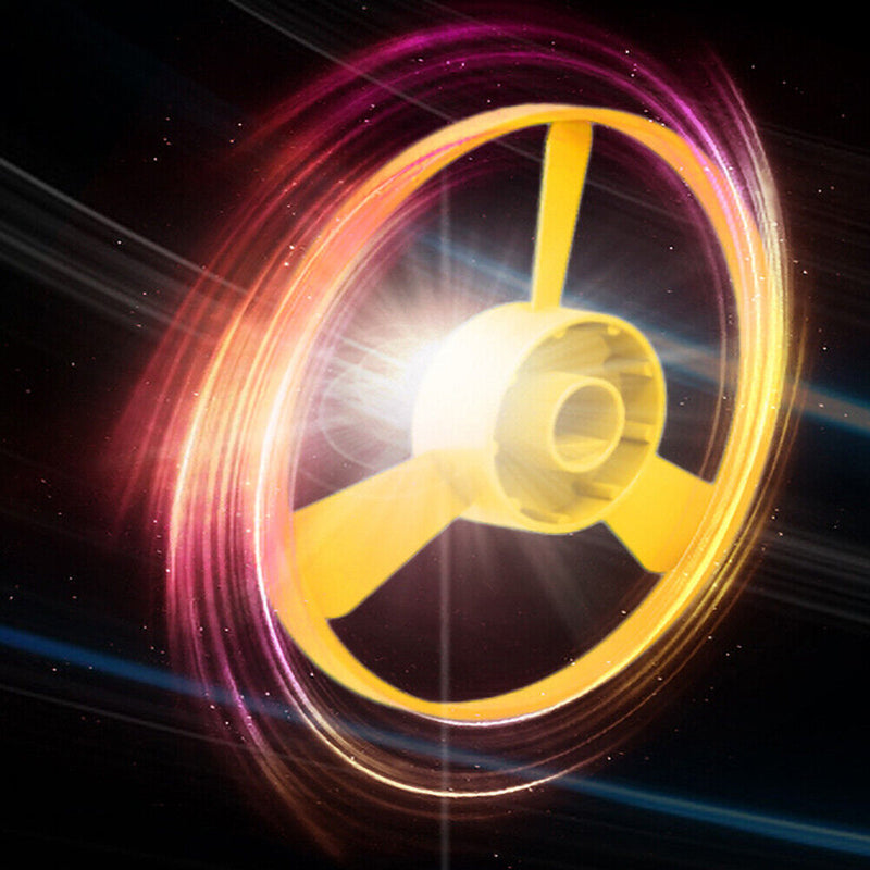 Cats Interactive Toys Flying Saucer Luminous Dragonfly Disc (Light Blue) Newly