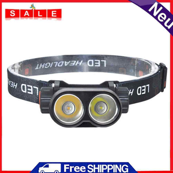 Portable Outdoor Night Hiking Headlight XPE LED 2 Working Modes Torch Headlamp