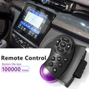 11-Button Car Steering Wheel Remote Controller for Head Unit AAA Battery Powered