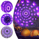 Halloween Props Spider Web Outdoor Party Light Up Cobweb Lighting Decor New_