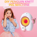 Penguin Wool Knitting Machine Cylinder Handmade Knitted Socks Loom (Pink) Newly