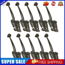 10pcs Molle Backpack Carabiner EDC Elastic Rope Webbing Buckle (Army Green)
