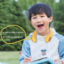 Bladeless Sports Personal Air Cooling Summer Kids Hanging Neck Fan (Orange)