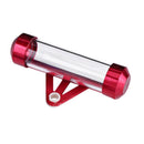 Motorcycle Tax Tube Waterproof Motorbike License Cylindrical Holder(Red)