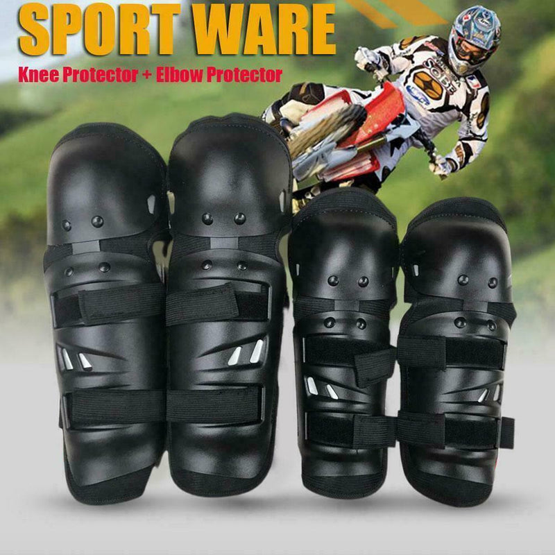 Protect Gear Set 4pcs Knee Elbow Pads For Cycling Bike Safety Skateboarding Z3O2