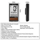 Sports Bicycle Computer Wireless Stopwatch Cycling Odometer Bike Speedometer