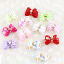 Puppy Accessories Bow-tie Lace Hairpin Pet Headwear Dog Bowknot Pet Supplies