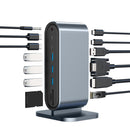 USB 3.0 PD 100W 4K HDMI Ethernet Adapter Type C HUB USB-C Splitter Dock Station