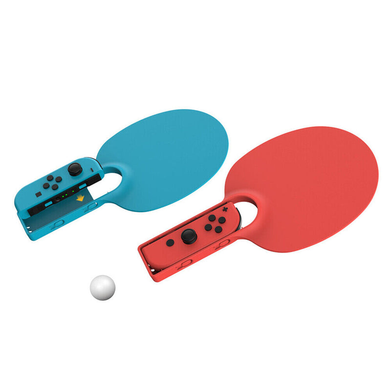 1 Pair Table Tennis Racket Gaming Controller Hand Grips for Switch OLED