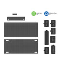 11pcs Dust Plug Net Game Console Dust Cover Dustproof Suit Kit for Xbox Series S