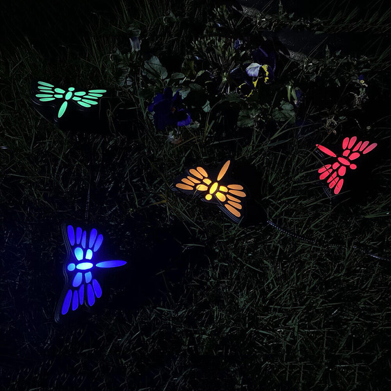 2m Solar String Lights Outdoor 4LED Waterproof Dragonfly Lighting for Garden