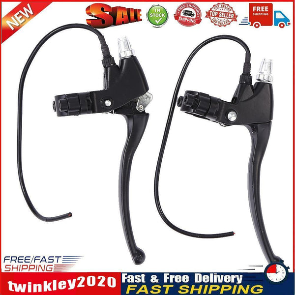 1 Pair Alloy Front Rear Electric Bike Scooter Brakes Handles Replacement Newly